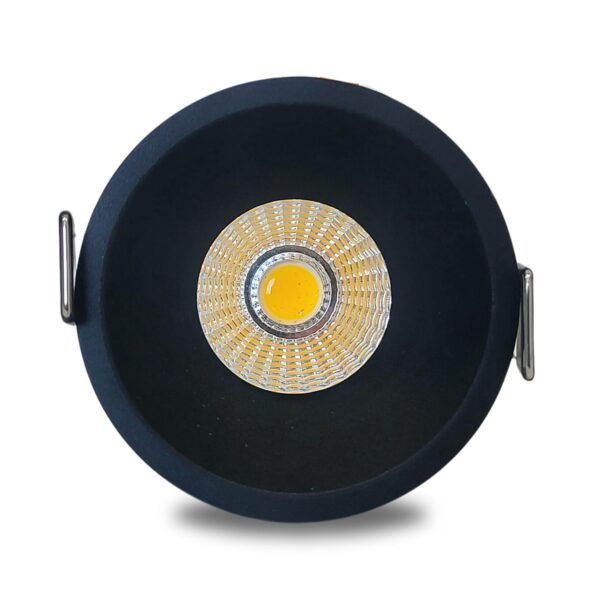 D'Mak 7W Black Body LED Deep COB Light | Recessed LED Ceiling Light for Indoor Lighting (3in1, Pack of 5) - Image 7