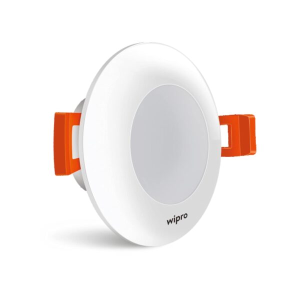 wipro Polycarbonate Garnet 3W Led Mini Downlight Warm White (2700K) Compact Design with 120 Beam Angle Recessed Down Light for False Ceiling Cutout-2.3 Inch Pack of 1 - Image 5