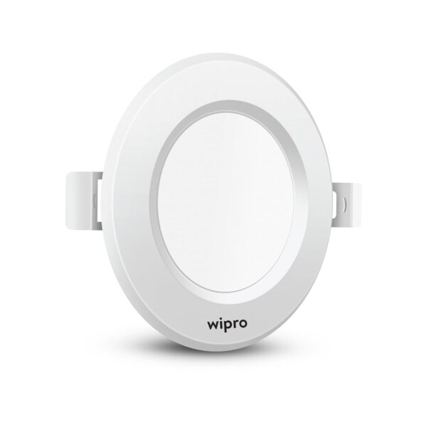 wipro Alpha 10W Round Downlight Junction Box | Cool Day White (6500K) | Glare-Free Design |Recessed Down Light For False Ceiling | Cutout ? 3 Inch | Pack Of 1 - Image 2