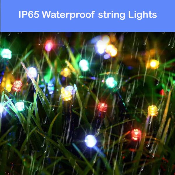 Gigawatts 100 LED Solar Fairy String Light 10m Copper Wire Flowers Pot Diwali & Festival Decoration Lighting for Balcony Lawn Outdoor Indoor Backyards Pathways (Multicolour) - Image 6