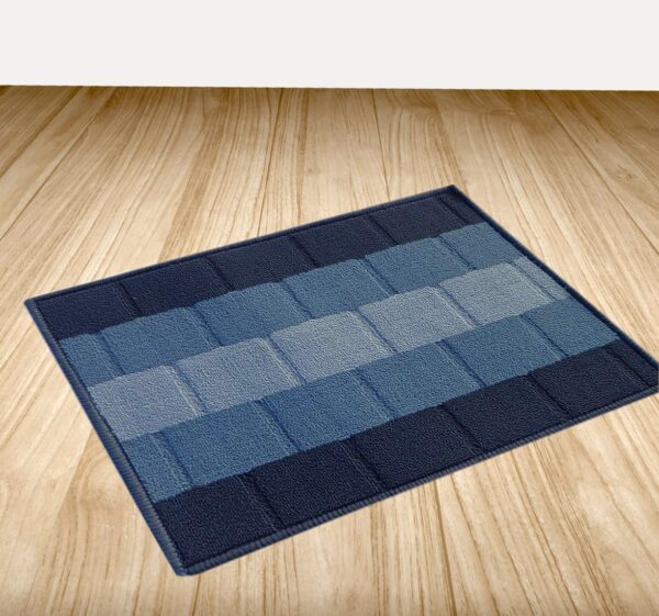 Status Contract Anti Slip Front Door Mat|(38x58cm) Living Room Rug for Entrance Door|Polypropylene Floor Mats for Home|Essential Small Rug for Office, Bedroom & Kitchen| (Blue), Rectangular - Image 5