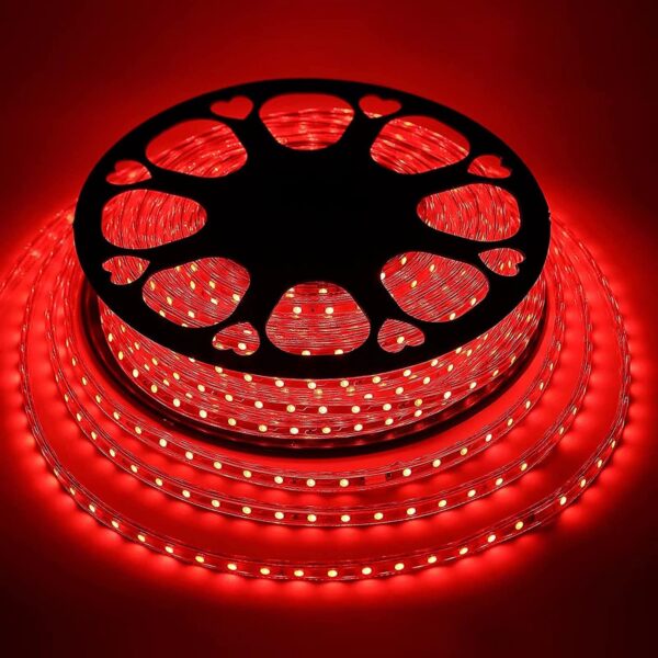 CREWBOLT 10 Meter Waterproof LED Rope Strip Lights | Red Outdoor & Indoor Lighting for Balcony, Home, Festive Décor | Diwali, Ceiling Cove Lighting - Image 4