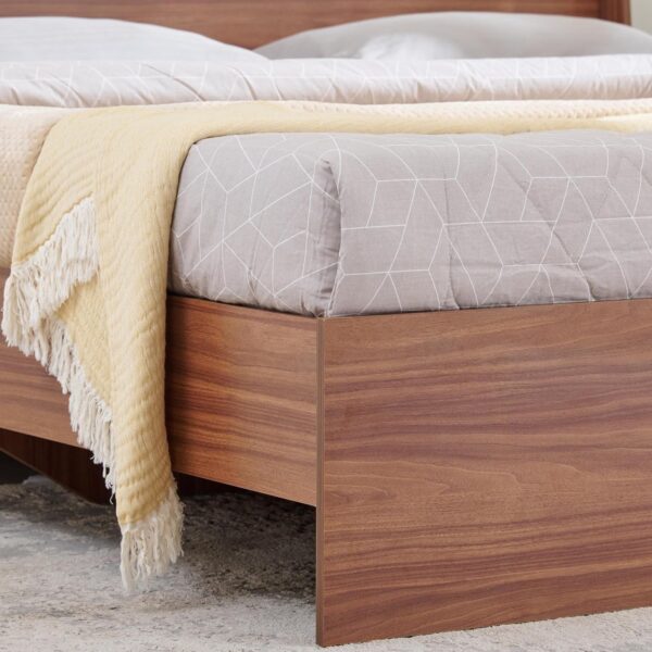 Home Centre Helios Alton Queen Bed with Bedside Table and 3-Door Wardrobe - Image 5