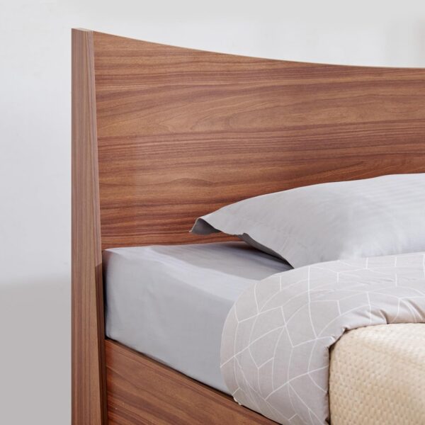 Home Centre Helios Alton Queen Bed with Bedside Table and 3-Door Wardrobe - Image 6