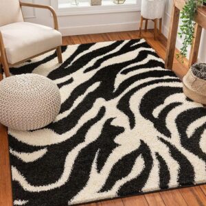 AZAN RUGS Zamora Handmade Soft Shag Collection Rectangle for Office Entertainment Room Home Decor Carpets carpt for Living Room